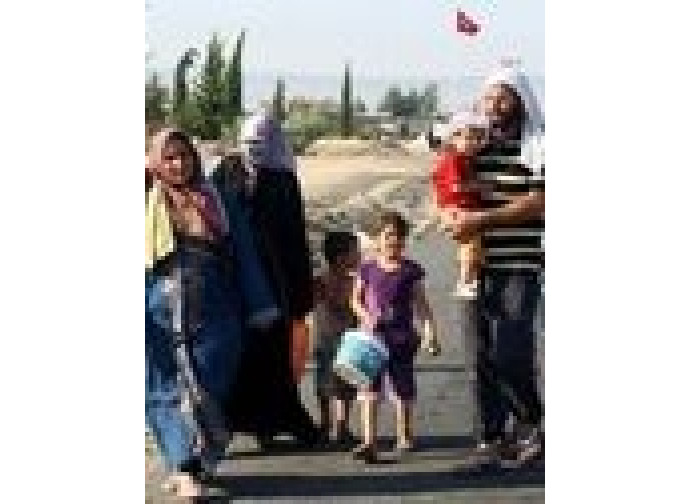 Siria, profughi in fuga Siria, profughi in fuga